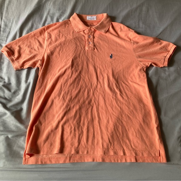 Johnnie-O Polo Shirt Mens XL Orange - Picture 3 of 7